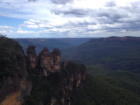 The three sisters in Blue mountains